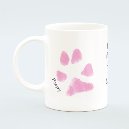 personalised-Dog-paw-print-mug-pink-1