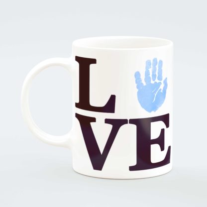 personalised-Love-letters-mug-blue-hand-1