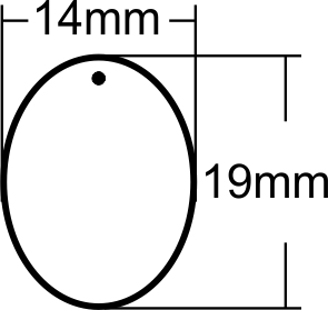 Oval-std-pendant-size-mm