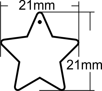 Star-std-pendant-size-mm
