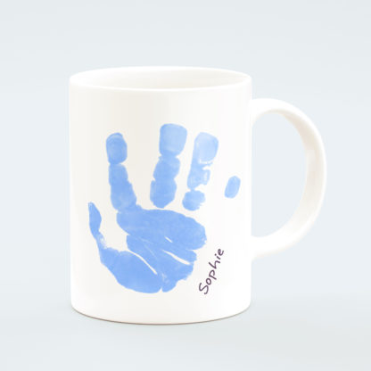 personalised-blue-footprint-handprint mug-3
