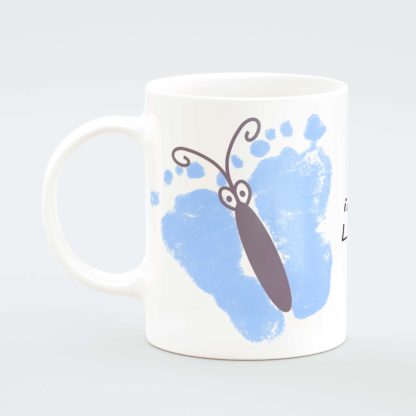 personalised-buttefly-mug-blue-footprints-1