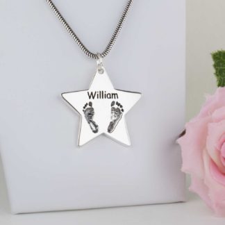 large-sterling-silver-large-star-footprints-footprint-pendant-personalised-necklace