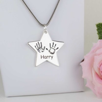 large-sterling-silver-large-star-handprint-handprints-pendant-personalised-necklace