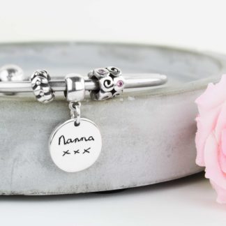 Sterling Silver Handwritten Charms