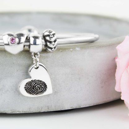personalised-sterling-silver-heart-memorial-fingerprint-charm-bracelet