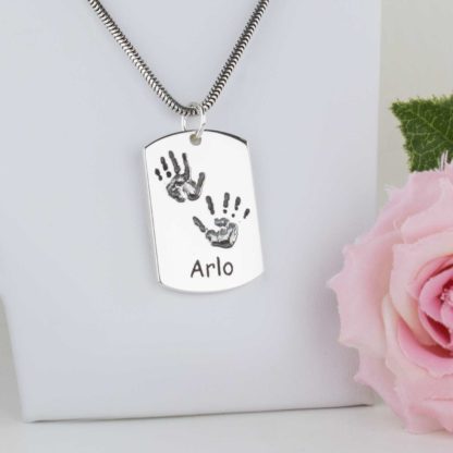 sterling-silver-large-dog-tag-handprints-handprint-pendant-personalised-pendant-necklace