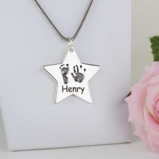 sterling-silver-large-star-handprint-footprint-pendant-personalised-necklace