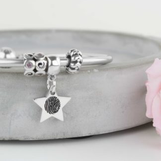 personalised-sterling-silver-star-memorial-fingerprint-charm-bracelet