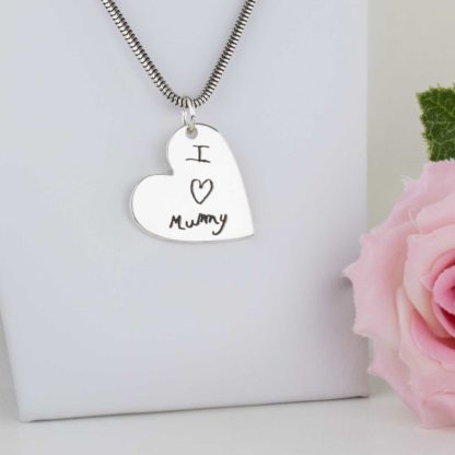 sterling-silver--std-heart-memorial-handwriting-personalised-pendant-necklace