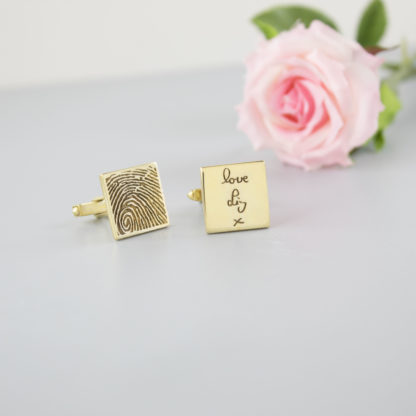 gold-memorial-fingerprint-handwriting-cufflinks-personalised