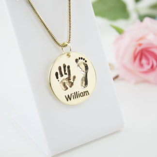 gold-large-round-handprint-footprint-pendant-personalised-necklace