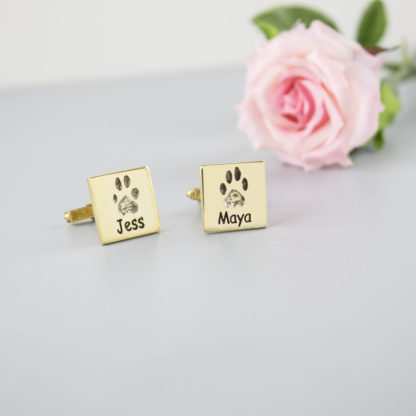 memorial-gold-pawprint-cufflinks-personalised