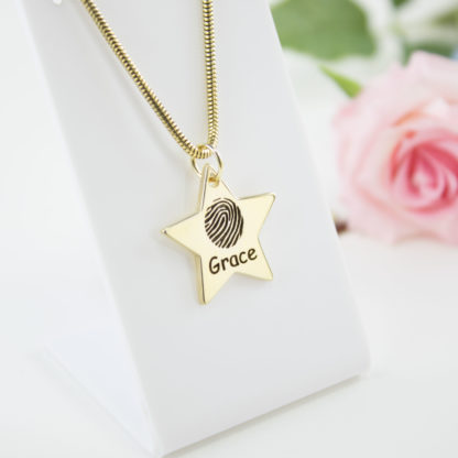 gold-star-memorial-fingerprint-finger-print-pendant-personalised-necklace
