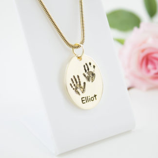 large-gold-oval-handprint-pendant-personalised-necklace