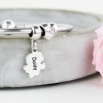 personalised-sterling-silver-childs-drawing-sculpted-charm-back-text-bracelet
