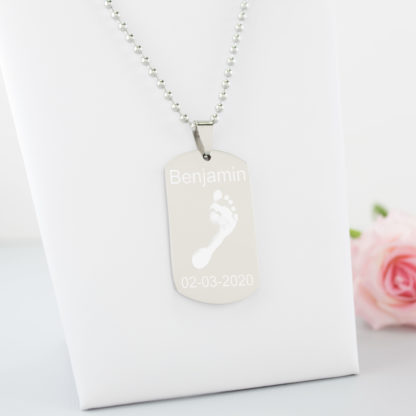 personalised-stainless-steel-engraved-1-footprint-1-name-dog-tag-pendant-necklace