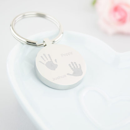 personalised-stainless-steel-engraved-2-handprint-2-name-round-keyring