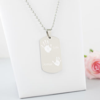 personalised-stainless-steel-engraved-2-handprint-2-names-dog-tag-pendant-necklace