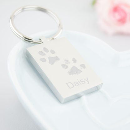 personalised-stainless-steel-engraved-2-pawprint-1-name-rectangle-keyring