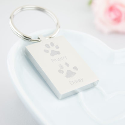 personalised-stainless-steel-engraved-2-pawprint-2-name-rectangle-keyring