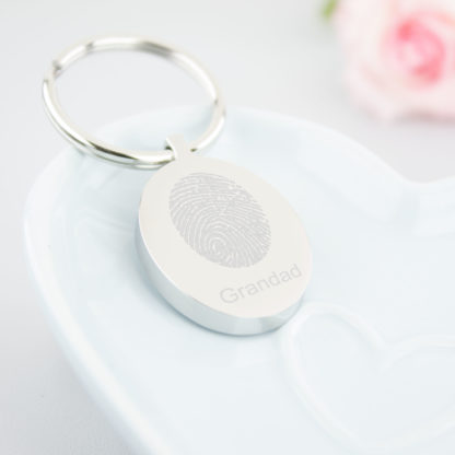 personalised-stainless-steel-engraved-memorial-fingerprint-oval-keyring