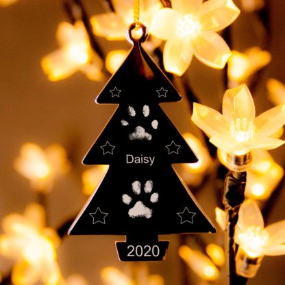 personalised-stainless-steel-xmas-tree-engraved-2-pawprint-memorial-holiday-decoration
